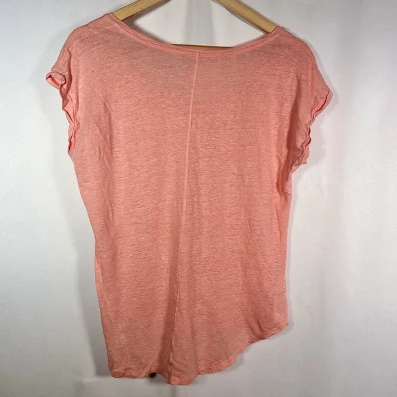 Ann Taylor Loft 100% Linen Top Womens Medium Resort Beach Vacation Sustainable - Picture 2 of 6